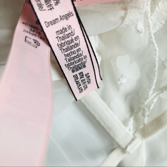 SMALL Victoria’s Secret white floral bralette - Picture 7 of 7